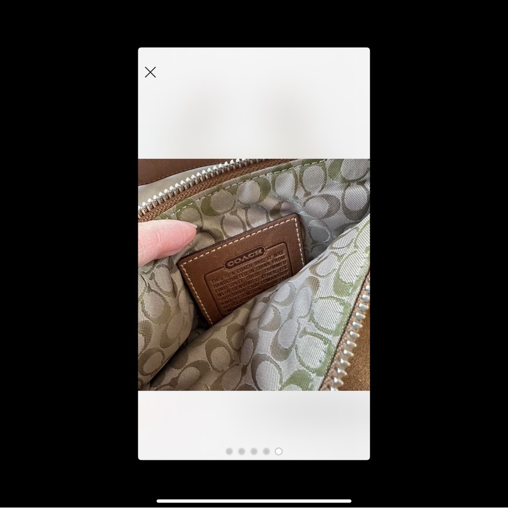 Coach Vintage Suede Crossbody — a gentle reminder of timeless elegance - Picture 5 of 5